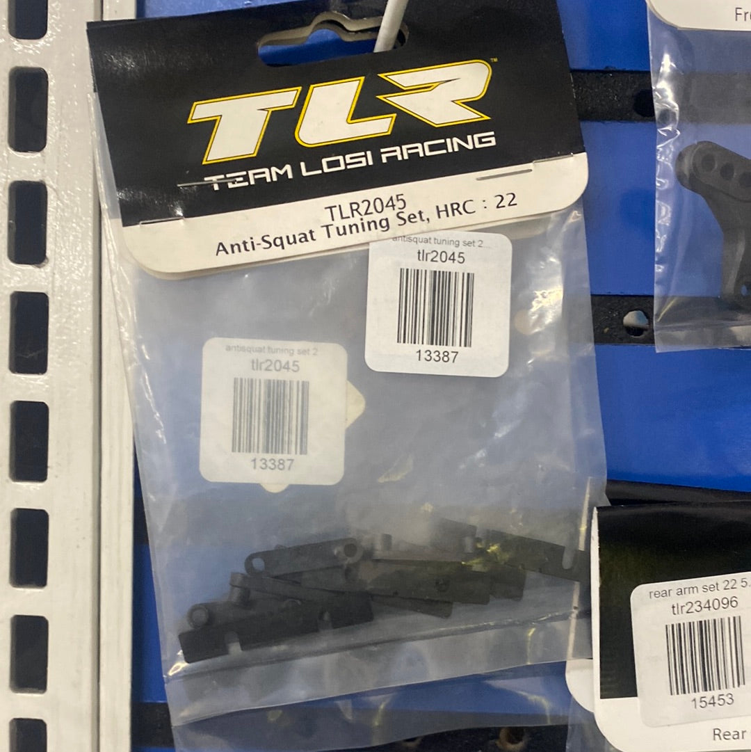 antisquat tuning set 22 HRC 22