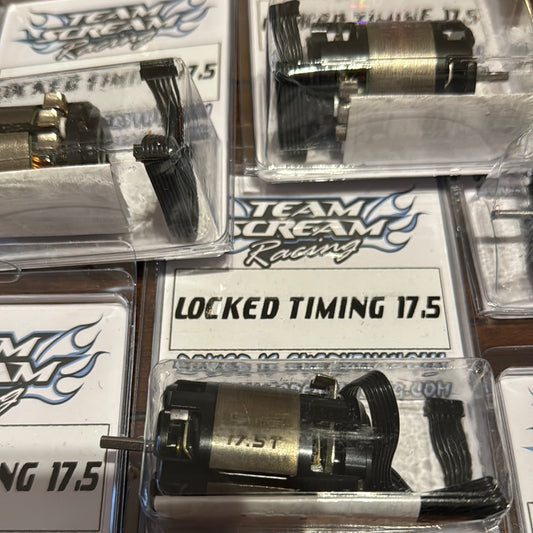 TSR LOCK TIMING 17.5 1/12 PAN CAR STOCK MOTOR  Close Out sale